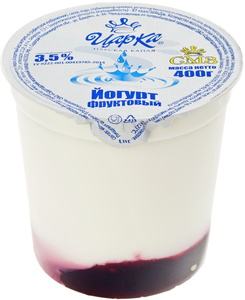  Йогурт лесные ягоды  3,5% 0,4 кг ст 5с Судогда БЗМЖ 