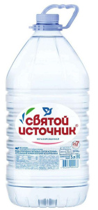 Вода минеральная негаз. Святой Источник 5л ПЭТ