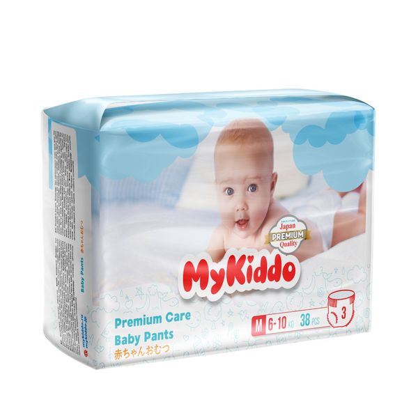  Подгузники-трусики д/детей MyKiddo Premium М 6-10кг 38шт 