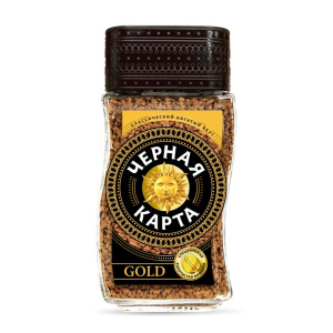 Кофе Черная карта Gold 95г стек.