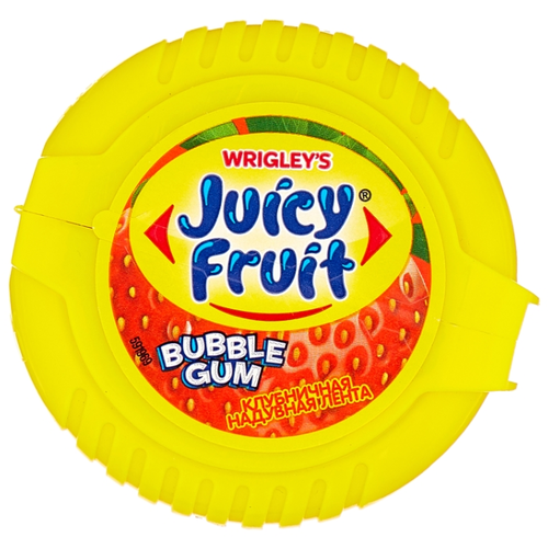 Жевательная резинка Jucit Fruit Клубничная надувная лента 30г 