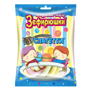 Воздушный зефир Зефирюшки Спагетти 80г