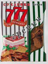  Гренки 777 со вкусом бекона 50г Источник   