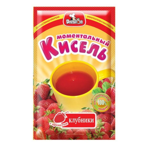 Кисель моментальный клубника 30гр Preston