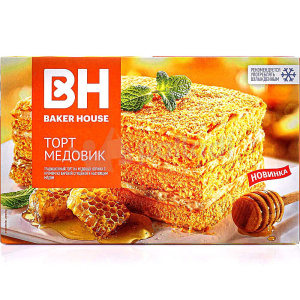 Торт Baker house Медовик 350г Раменск