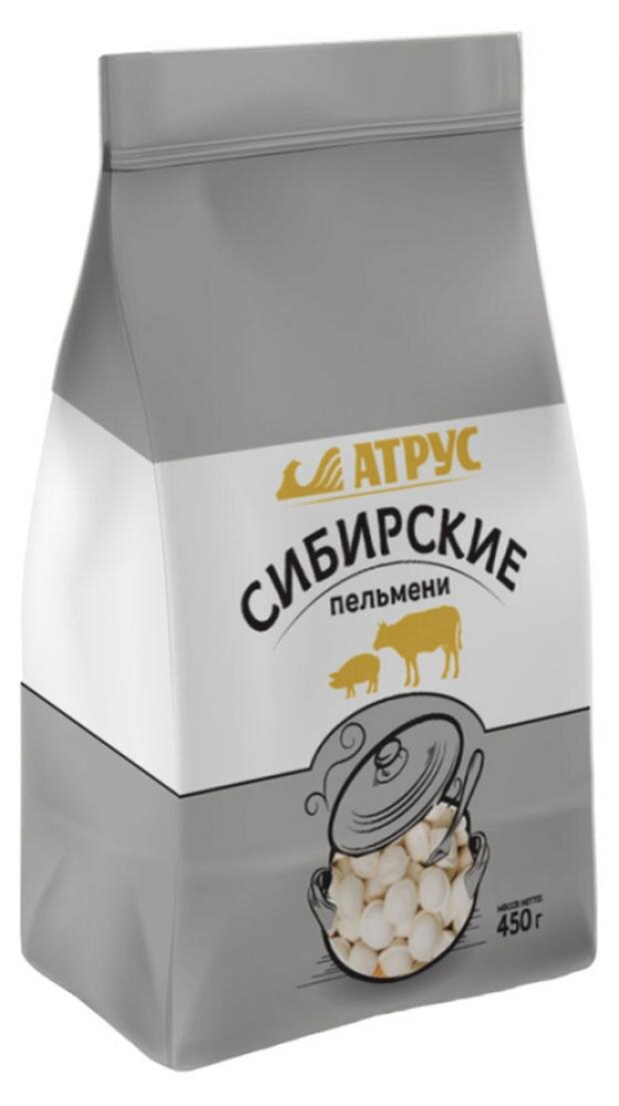 Пельмени Сибирские 800гр Атрус ГОСТ
