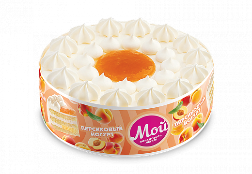  Торт Персиковый йогурт 650г ТМ Mirel 