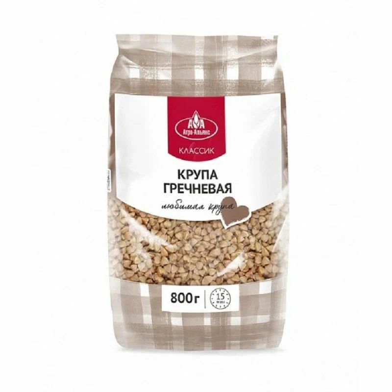 Крупа Греча 800г Агро-Альянс