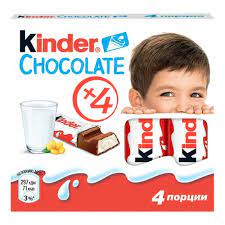  Шоколад Киндер с молочной начинкой 50 г  
