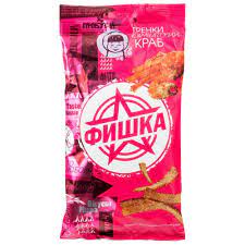 Гренки Фишка со вкусом камчатского краба 120г