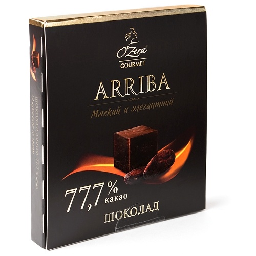  Шоколад в кубиках Arriba 77.7% 90г 