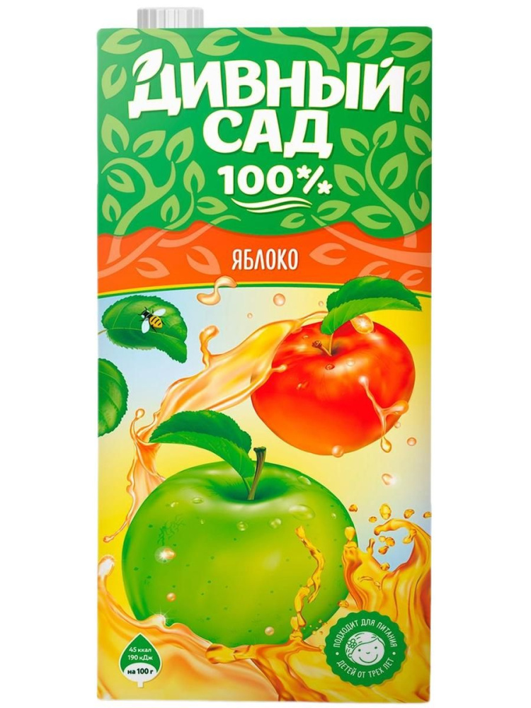 Нектар Дивный сад Яблочный д/пит 1л