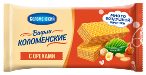 Вафли С орехами 200г Коломна