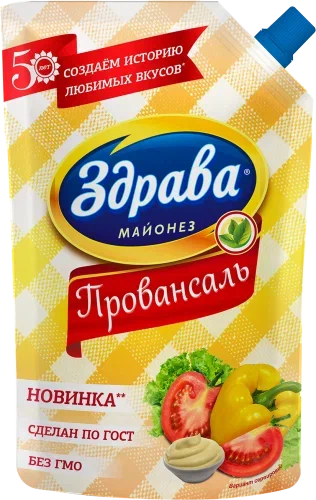 Майонез Провансаль 51% 675г Здрава