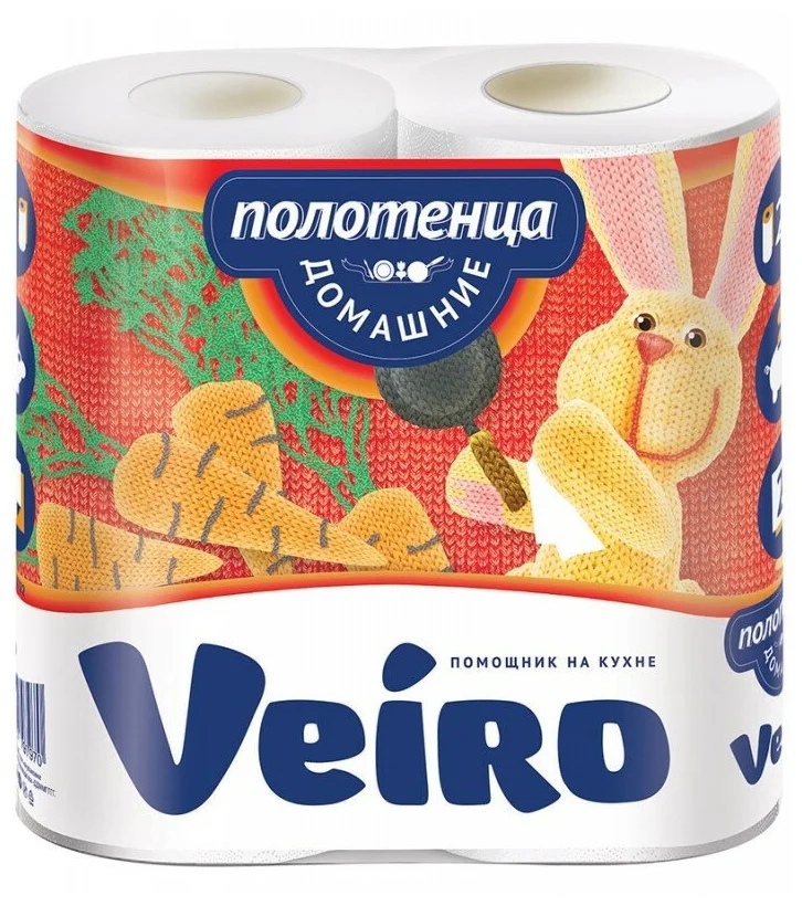  Полотенца Veiro бумажные 2слой 2шт 5П22 