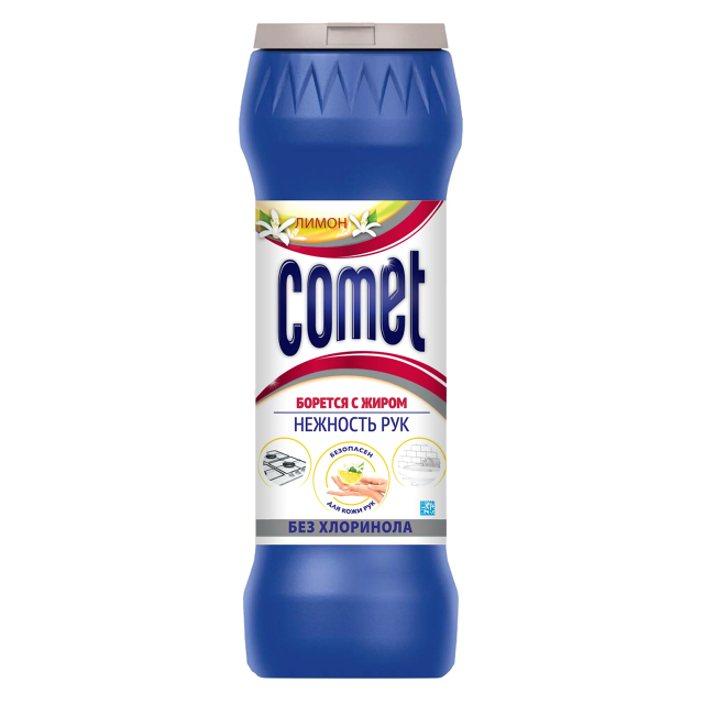  Чистящий порошок Комет Лимон б/хлоринола 475г 
