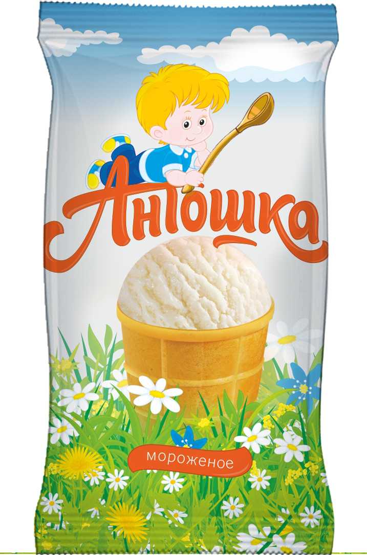  Мороженое "Антошка" ванильное 3,5% 65 ваф.ст. Давайс №76 СЗМЖ 