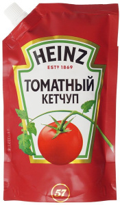 Кетчуп Хайнц Томатный 320г сашет