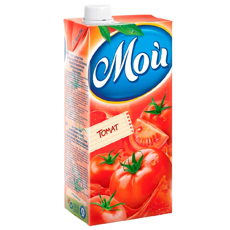  Сок Мой томатный восстановленный с солью 1,45л ОАО Сады придонья 