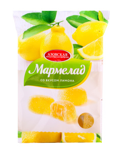 Мармелад желейный со вкусом лимона 300г Азовская КФ