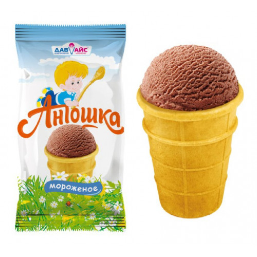 Мороженое "Антошка" шоколад 3,5p ваф.ст. Давайс №183 СЗМЖ