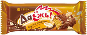 Конфеты ДаЕжь с карамелью, арахисом и криспи