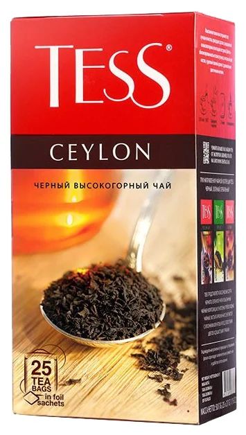  Чай пак.Tess Ceylon black  2г*25п 633 