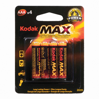  . KODAK MAX LR03-4BL 