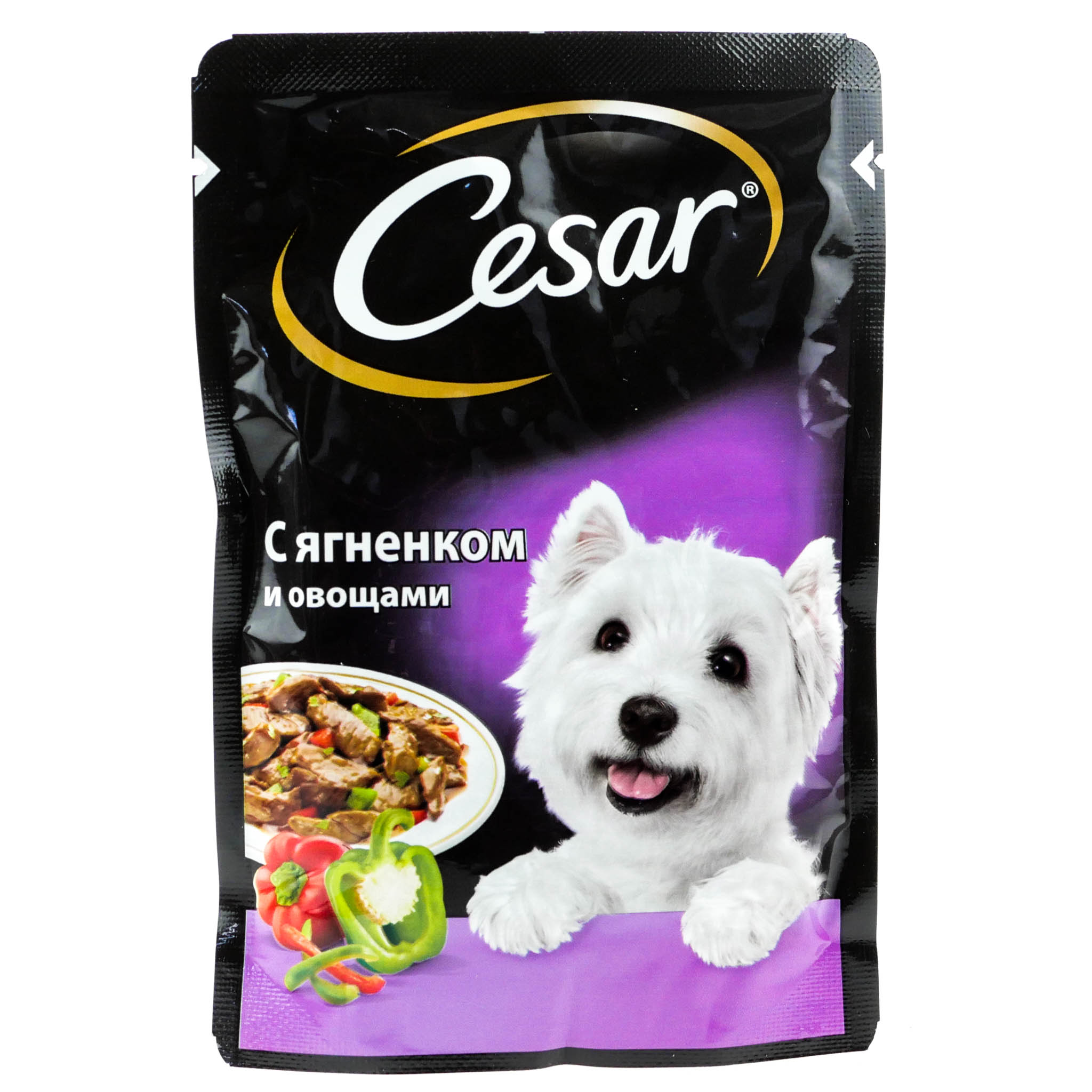  Корм для животных Cesar ягненок с овощами 85г 
