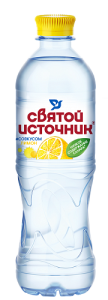 Вода минеральная негаз. Святой Источник Лимон 0,5л ПЭТ