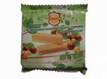 Вафли С ароматом Лесного Ореха на фруктозе 60г ТМ СахарOFF