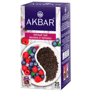 Чай Акбар Малина и черника 25пак