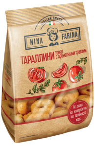 Тараллини Nina Farina 180г Томат и аромат.травы