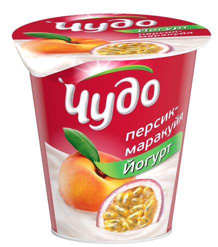  Чудо йогурт вяз.2,5% 290г персик-маракуйя  БЗМЖ 