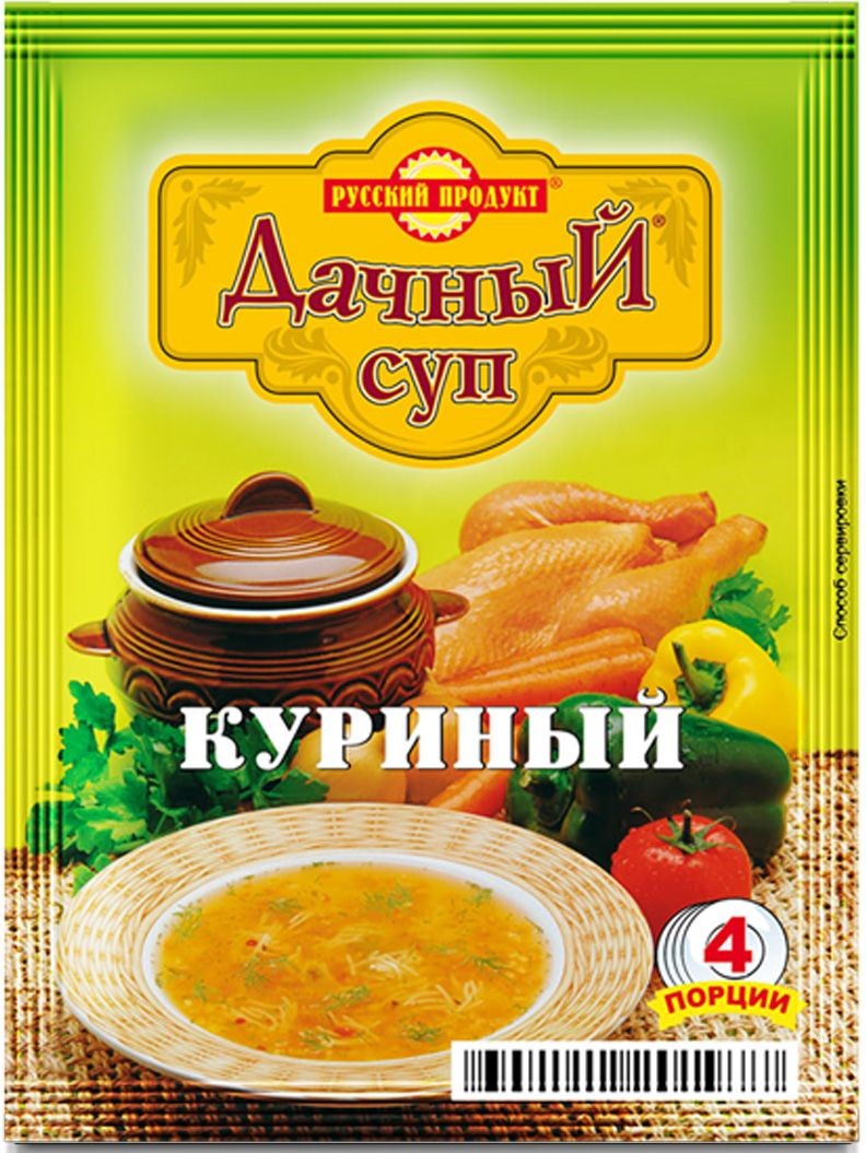  Суп дачный Куриный 60г Руский продукт 10% 