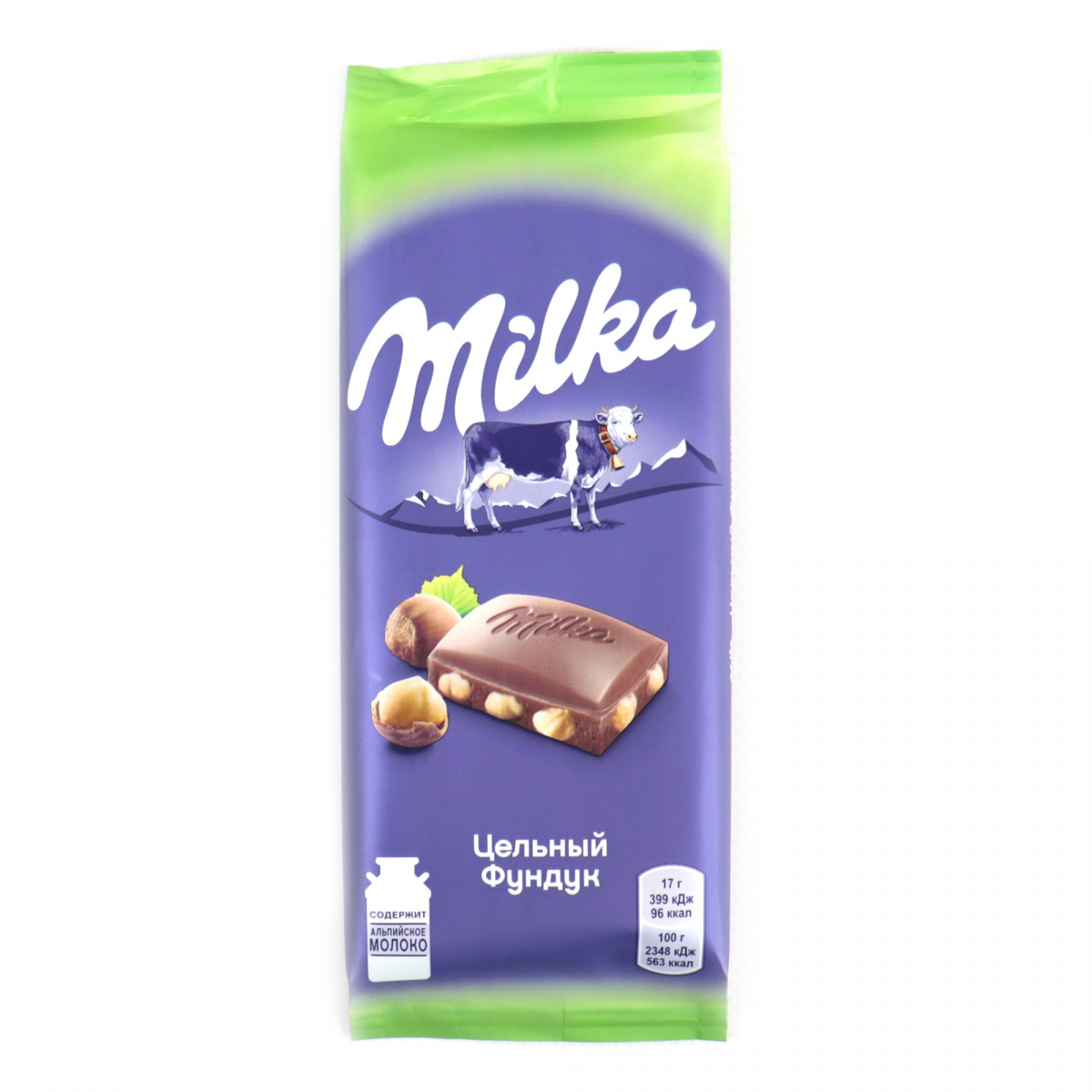  Шоколад молочный Милка NEW с фундуком 85г 