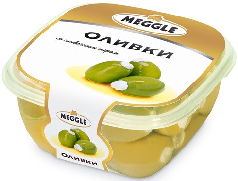  Оливки со слив. сыром Meggle 230г БЗМЖ 