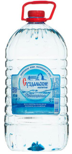 Вода минеральная Прозрачная Суздальские напитки 5л.