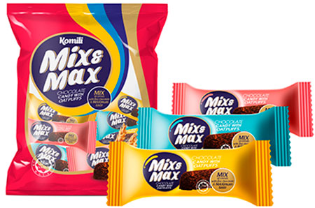  Конфеты Mix&Max шоколадная глазурь  