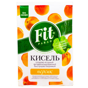  Кисель Фитпарад Персик витамин. 30г на фруктозе 