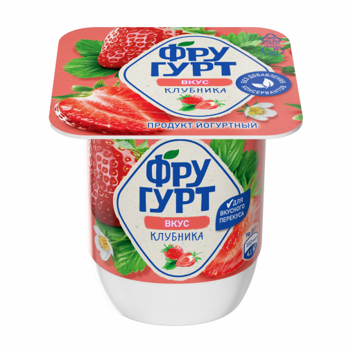  Йогурт 2,5% Фругурт 115г клубника БЗМЖ 