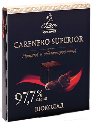  Шоколад в кубиках Carenero Superior 97.7% 90г 