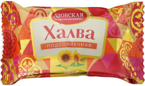 Халва подсолнечная 250г Азовская КФ
