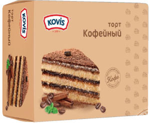 Торт бисквитный кофейный Kovis 240г