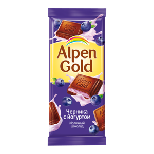  Шоколад Альпен Голд Черника с йогуртом 90-100г Покров  
