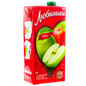 Напиток Любимый Яблоко 1,93л