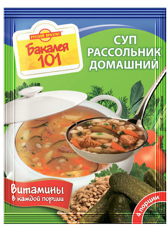  Суп Рассольник домашний 65г Бакалея Русский продукт 