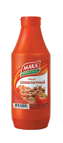  Кетчуп Мака шашлычный 500 гр пл.бут 