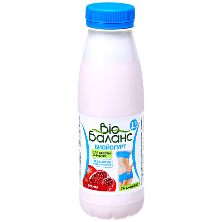  Био-баланс йогурт пит. 1,5% 330г ПЭТ гранат (6) БЗМЖ 