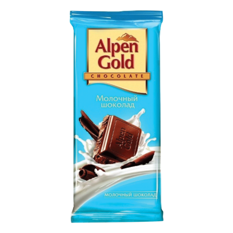  Шоколад молочный Альпен Голд 90-100г Покров 